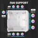 Ant Esports ICE-410TG Mesh ARGB White Gaming Cabinet